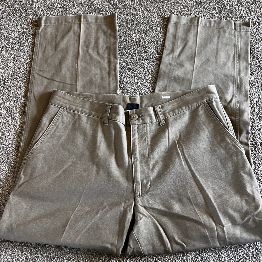 Patagonia Mens Duck Khaki Tan Casual Chino Pants Trousers Size‎ 35